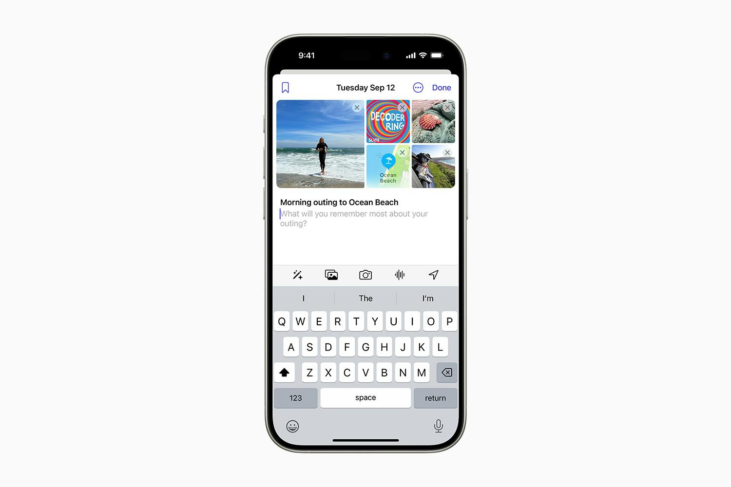 Journal Uusi päiväkirjamerkintä Journalissa